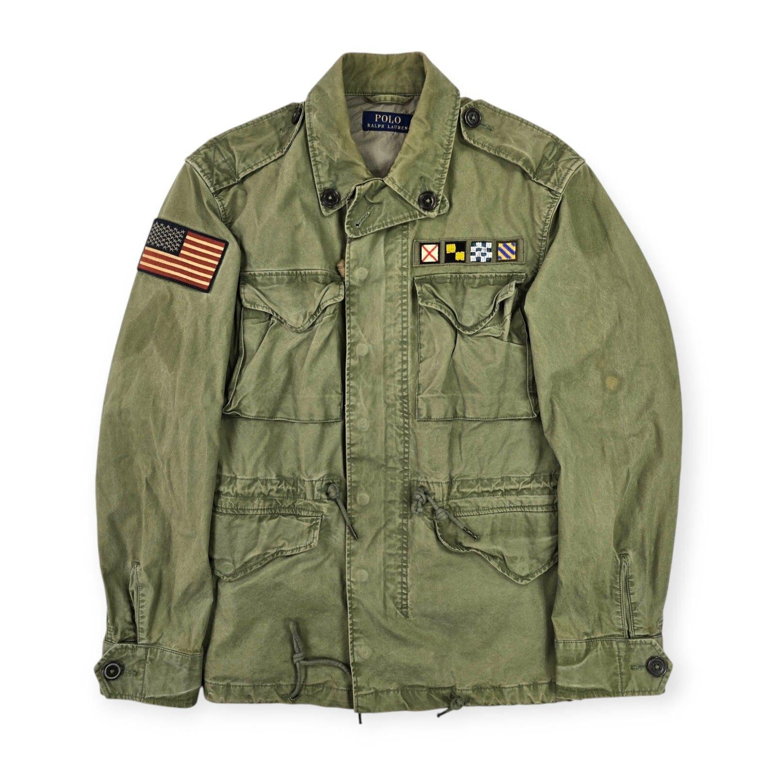 ジャケット・アウター 90s Ralph Lauren \"Military Sampling\" Polo Ralph Lauren Vintage Military Field Navy Blue Jacket