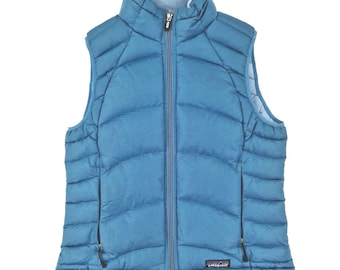 Patagonia Daunenweste, Steppjacke Blau Damen S, S