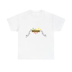 Reggae music Unisex Heavy CottonTee, Reggae T-Shirt, Reggae Music T-Shirt, Gift for Reggae listeners, Reggae Lover Shirt, Unique Graphic Tee