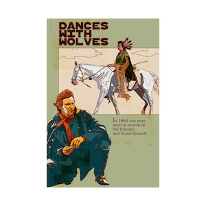 Poster Dansen met wolven