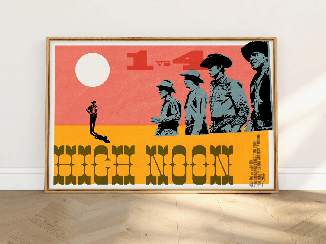High Noon Horizontal Poster - Etsy