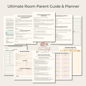 Comprehensive Room Parent Organizer: School Year Planner, Calendar & Checklists for Classroom Management