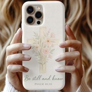 Christian Phone Case for iPhone, Inspirational Bible Verse Tough Cases, Phone Accessories, Positive Affirmation Aesthetic Case