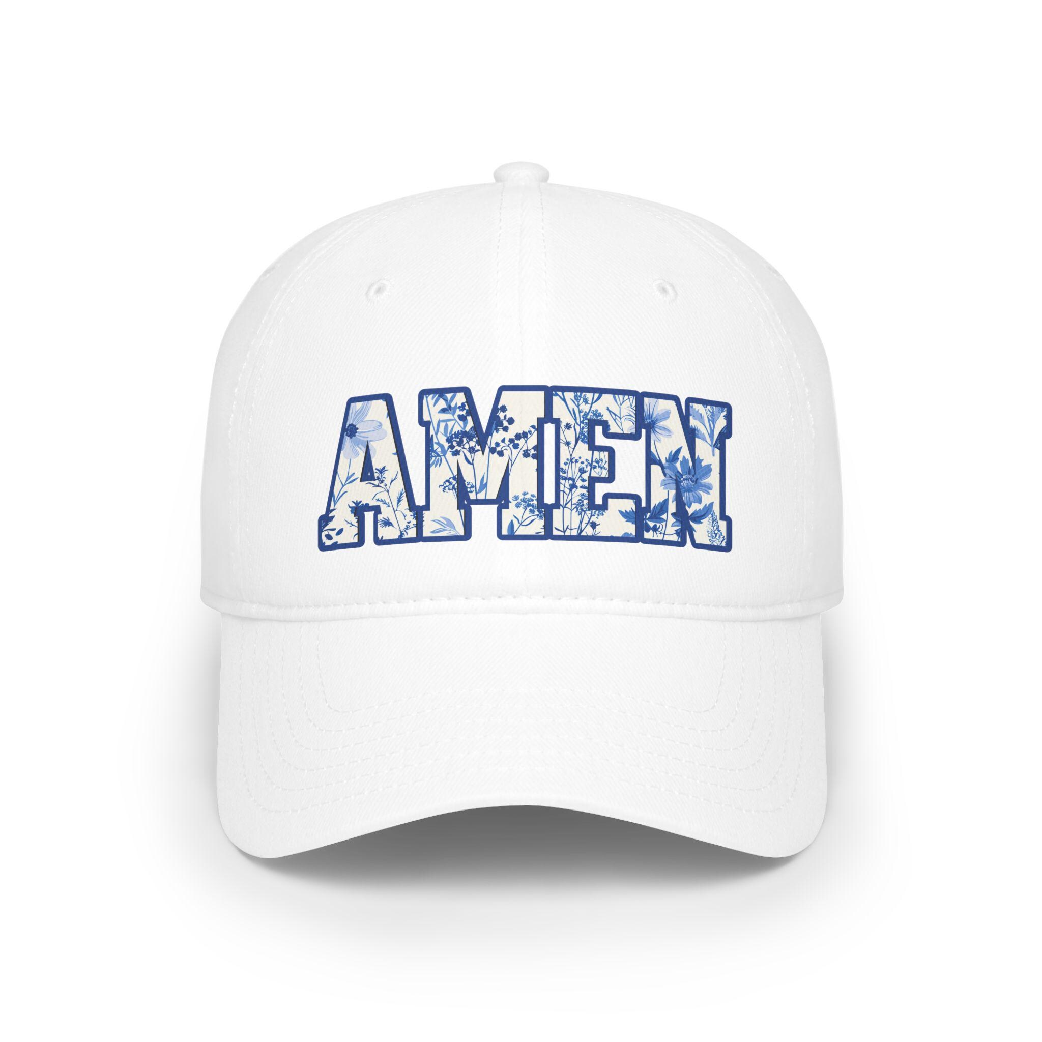 Floral Amen Baseball Cap - Christian Hat - Etsy display picture 3