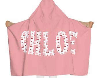 Serviette à capuche pour enfants personnalisée serviette de bain pour enfants serviette de plage personnalisée pour enfants serviette de bain unique pour tout-petits serviette de plage personnalisée cadeau