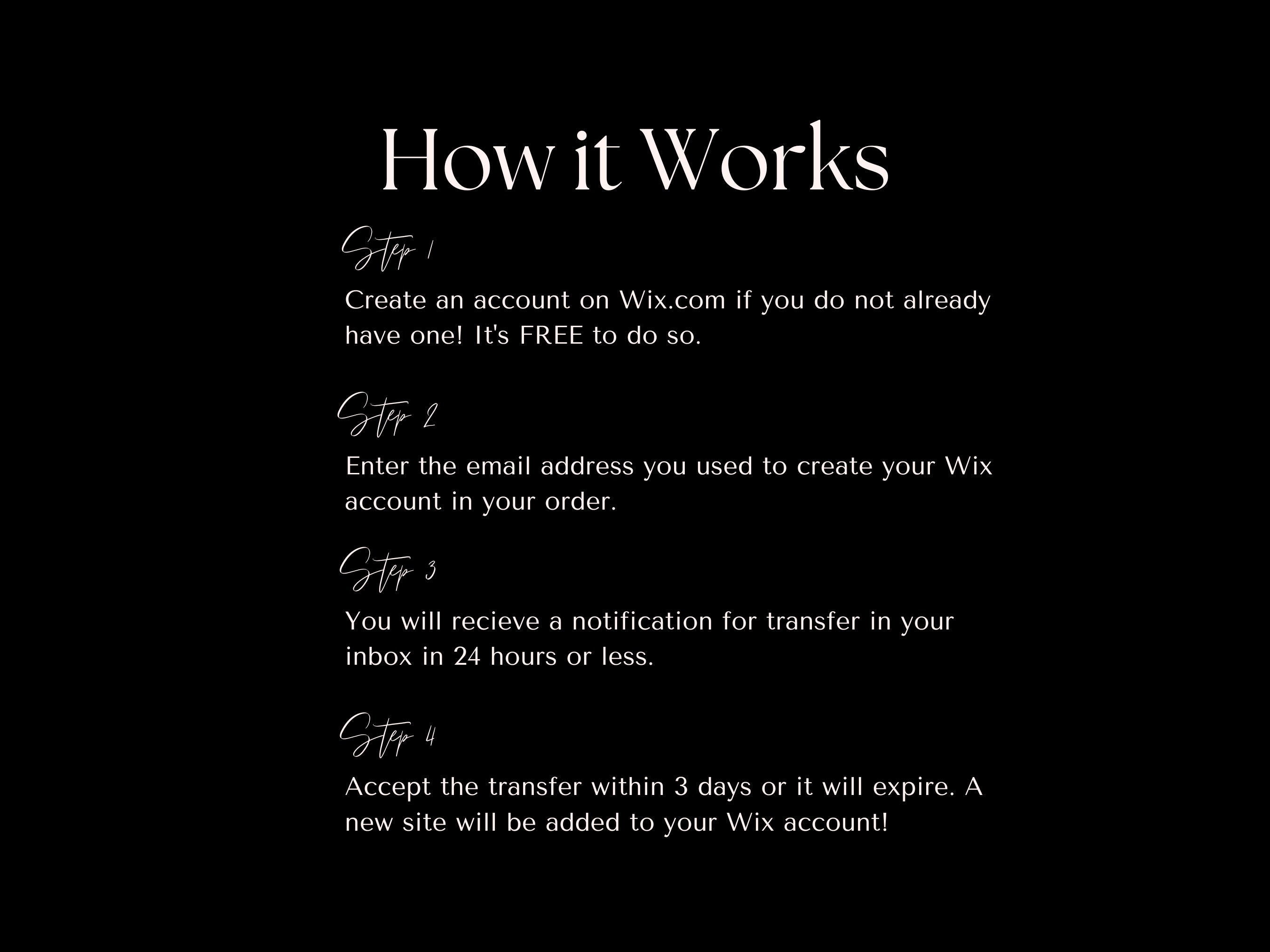 Wix Website Template, Boho Chic Wix Template, Wix Website Template, Wix