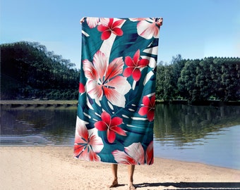 Serviette de plage personnalisée, Serviette de bain avec nom, Serviette de piscine sur mesure, Serviette personnalisée avec nom, Design