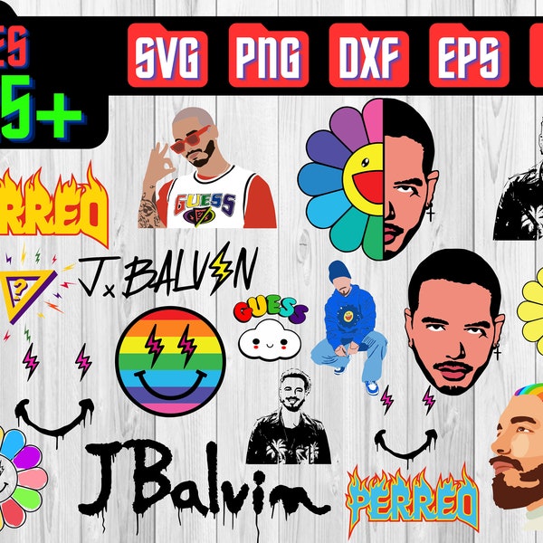 J Balvin SVG, J Balvin Svg, Trending Svg, J Balvin Svg Bundle, J Balvin Clipart, Famous Singer Svg, J Balvin Cricut files,Rapper