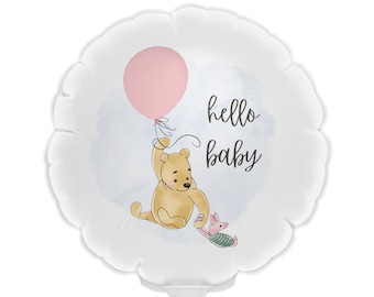Winnie the Pooh Baby Shower Decorations, Girl Baby Shower Decorations, Pooh Balloon Decoration, Baby Shower Center Piece, Table Decoration
