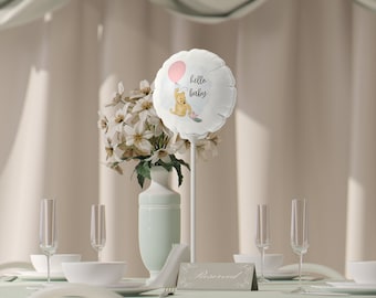 Winnie the Pooh Baby Shower Decorations, Girl Baby Shower Decorations, Pooh Balloon Decoration, Baby Shower Center Piece, Table Decoration