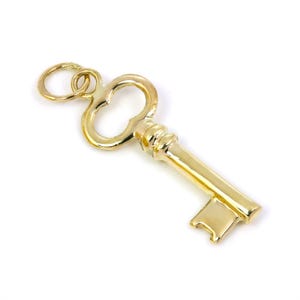 9 karat guld gammaldags nyckelberlock