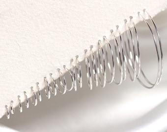 Sterling Silver Hoop Earrings