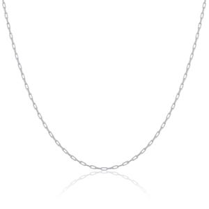 Sterling Silver 2mm Long Link Cable Chain 16 - 24 Inches