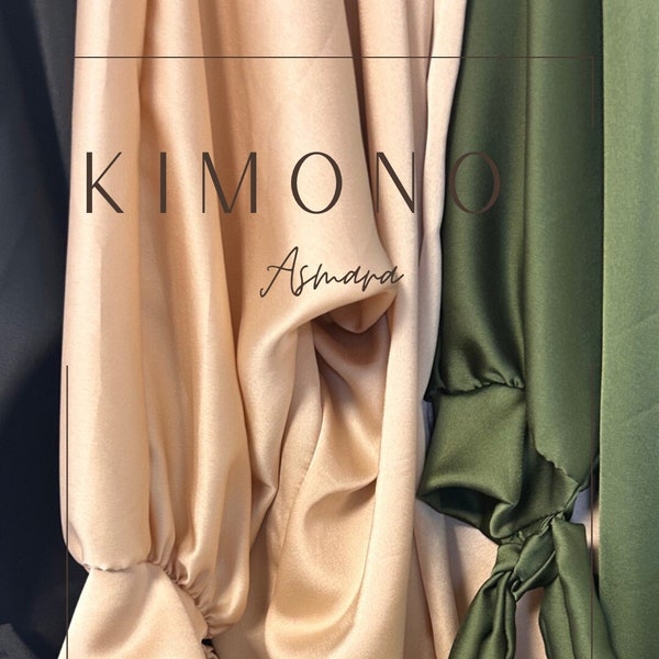 Kimono Set „Asmara“ aus Seide | Seidenkimono