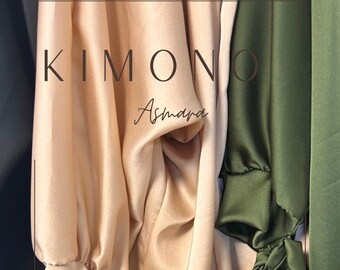 Kimono Set „Asmara“ aus Seide | Seidenkimono