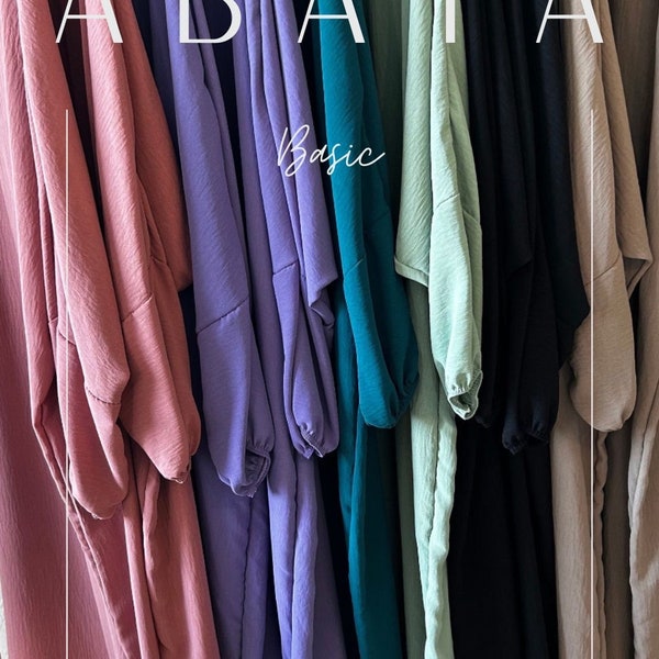 Abaya elastische Ärmel
