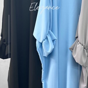 Abaya Elegance Tulpenärmel Farashaschnitt Bild 1