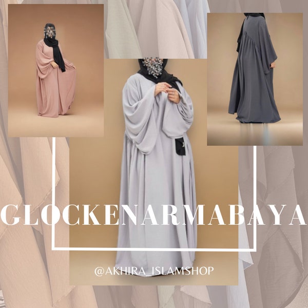 Glockenarm-Abaya *extra lang*