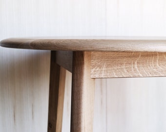 Albert Table // Bespoke Sizes // Mid Century Modern Oak Round Dining Kitchen Table