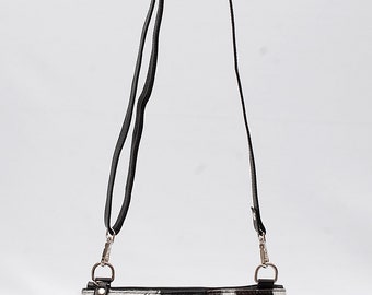 100% Real Cowhide Leather Cross body Purse Handbag & Long Shoulder Bag SB-105