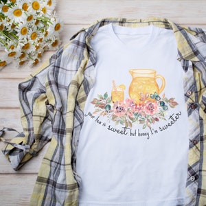 Morgan Wallen-themed T-shirt| Iced tea shirt featuring Morgan Wallen lyrics, florals, perfect for concert or as a gift, redneck love song