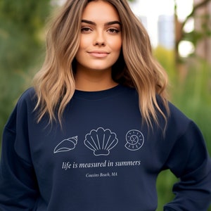 The Summer I Turned Pretty Crewneck Sweatshirt | life is measured in summers, perfect cozy sweatshirt, gift for friend, sister, daughter