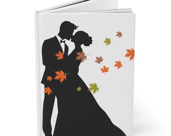 Beautiful Bridal Wedding Journal | Hardcover journal perfect for fall brides or fall romantics