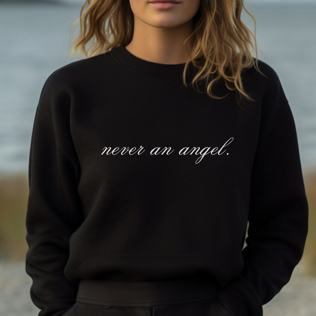 Boygenius Crewneck Sweatshirt Never an Angel, Always a God, Cozy Fall