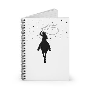 Coastal Cowgirl Spiral Notebook - Ruled Line | Featuring Taylor Swift lyrics "eyes full of stars" | perfect for school or work image 3