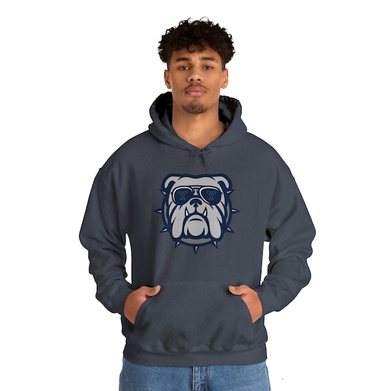 Capucha Sudadera Yale Gris Bulldog Yale Sudadera Con Capucha