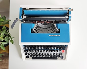 Underwood 315- Vintage Portable working Typewriter, Professionally maintained