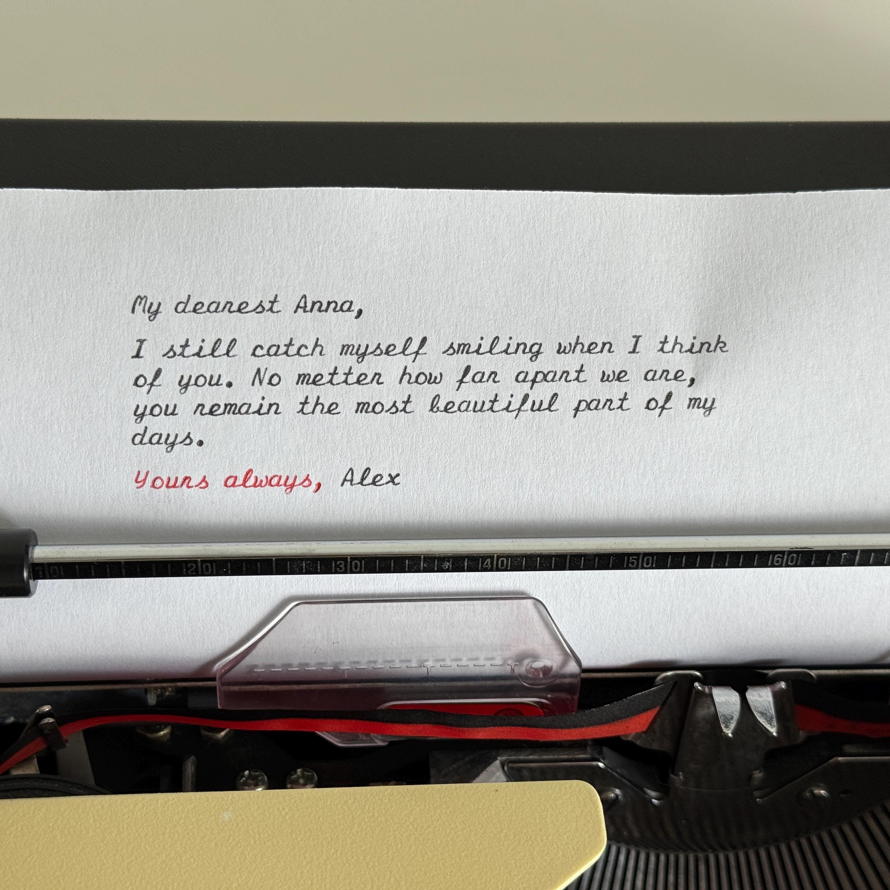 Cursive Typeface - Privileg 330 - Portable Working Typewriter - 1970 ...