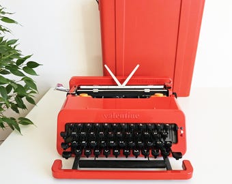 オリベッティバレンタインtypewriter Olivetti Valentine S Iconic Typewriter | Restored Typewriter | New