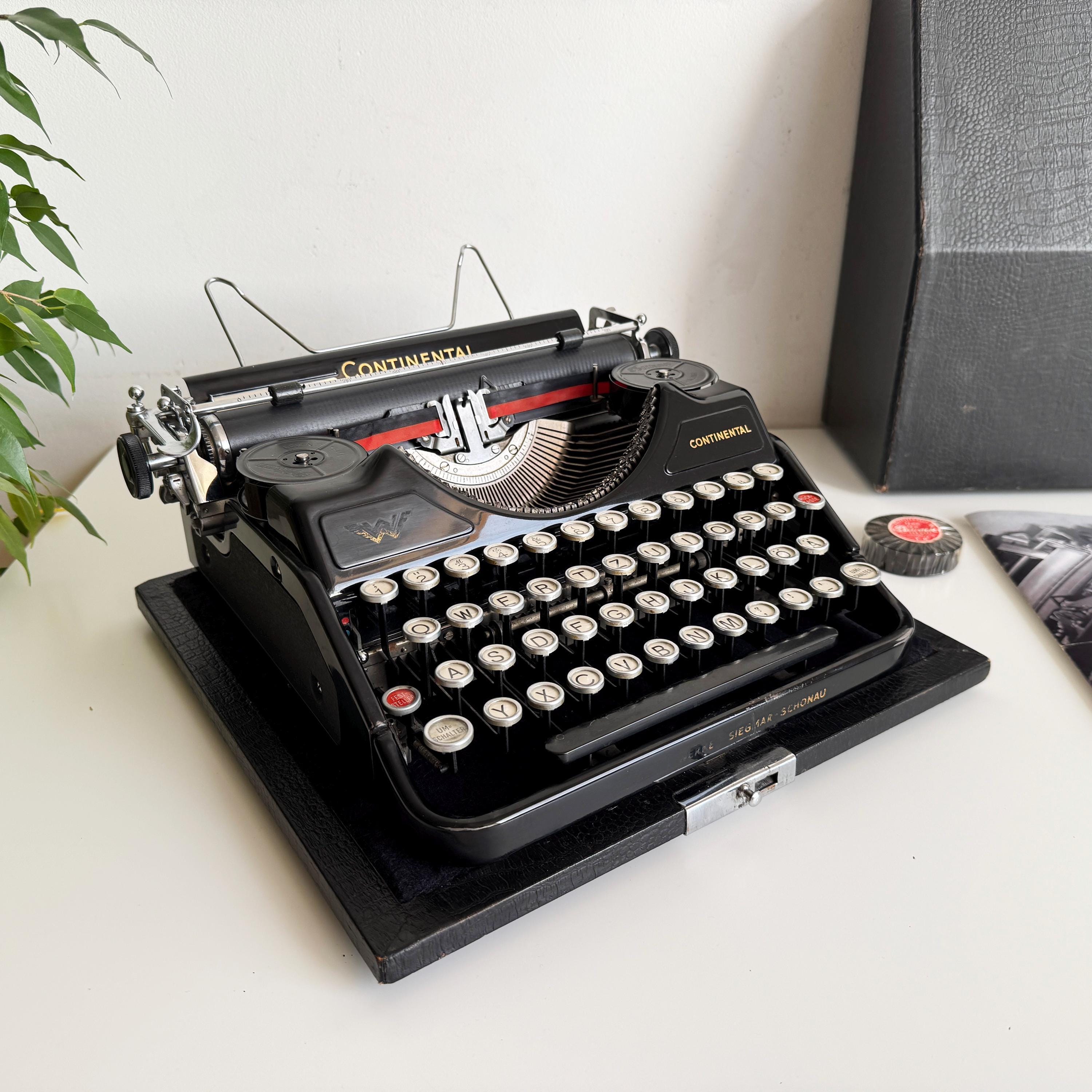 Continental Wanderer 350 実用タイプライター：1930年代のポータブル 