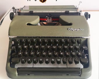 Olympia SM2 - Máquina de escribir en funcionamiento: década de 1950, lista para usar.