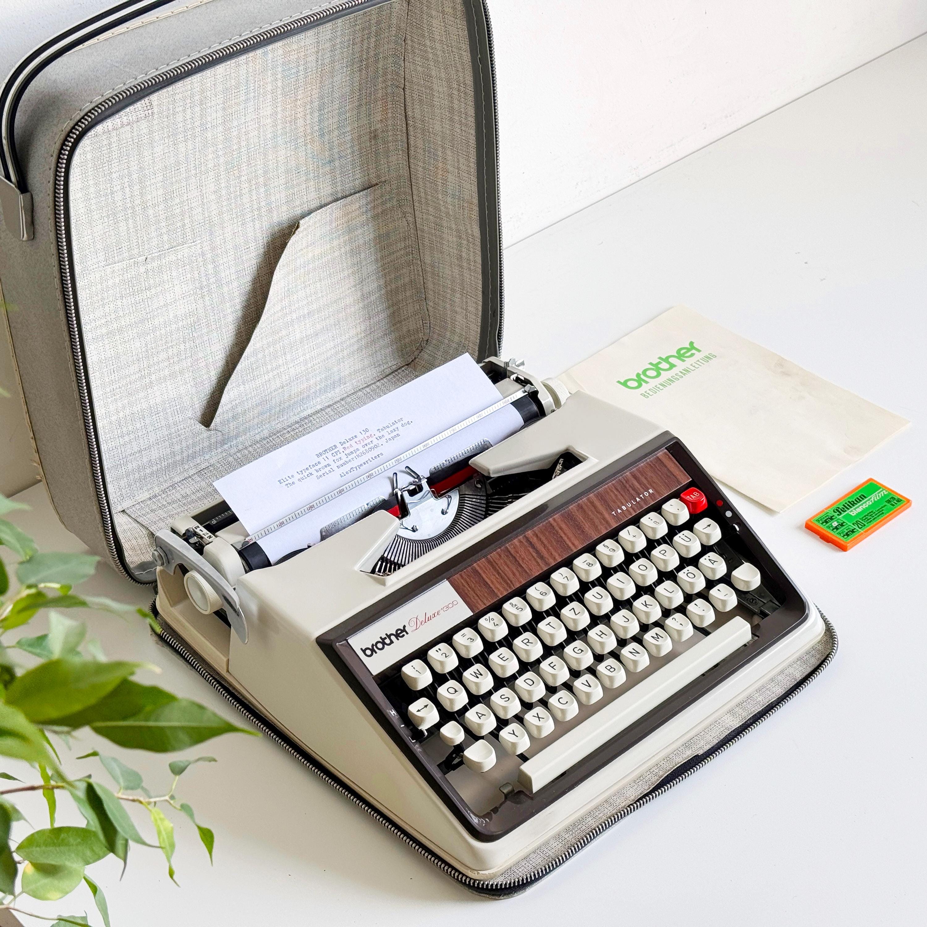 Brother De Luxe Typewriter - Etsy