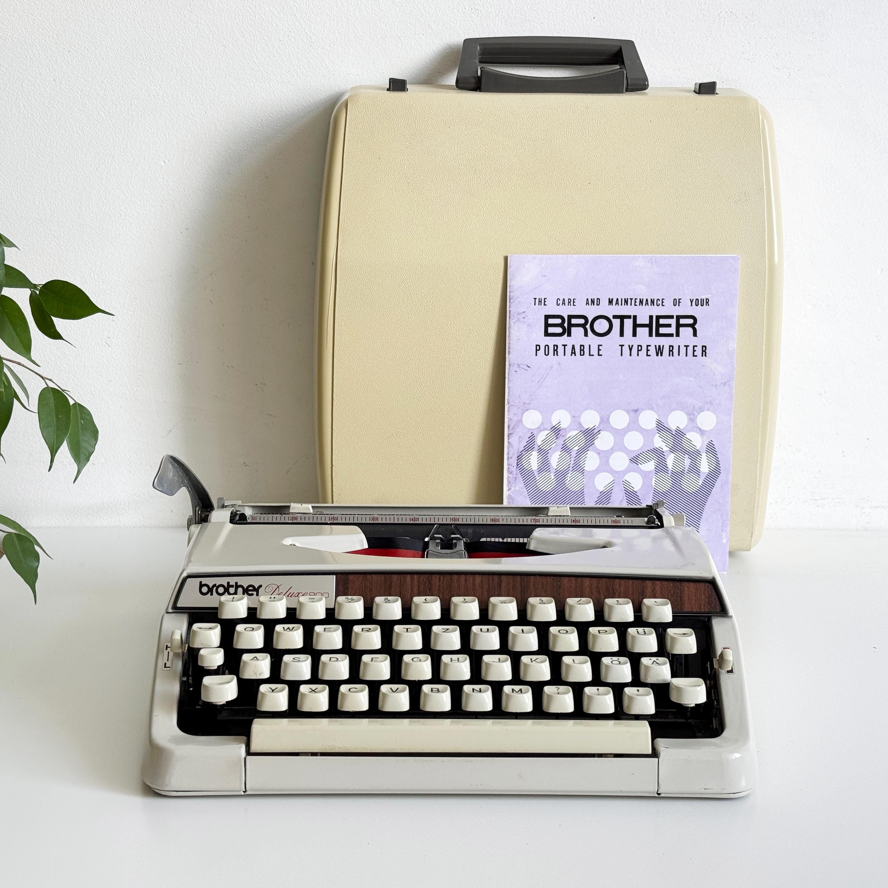 Brother De Luxe Typewriter - Etsy