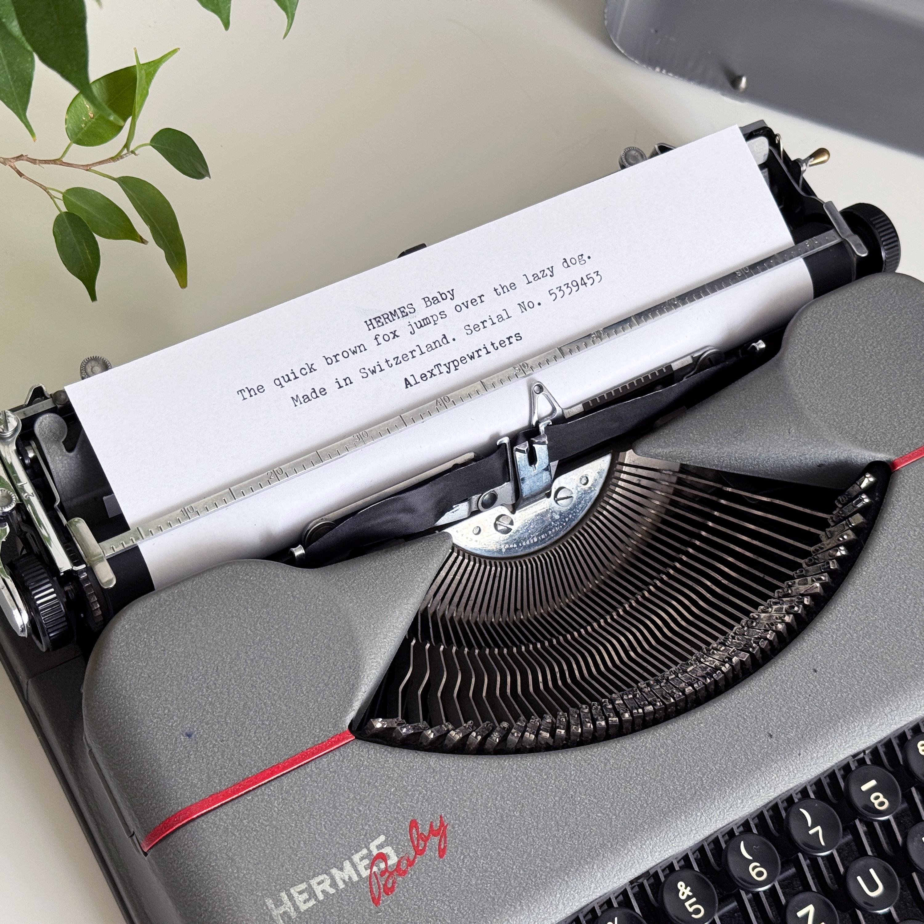 Hermes Baby Portable, Slim and Lightweight Working Typewriter