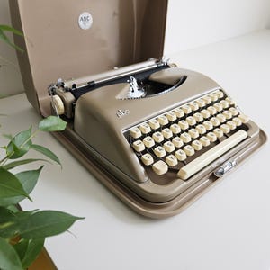 Vintage ABC Portable Typewriter, 1960s with Case