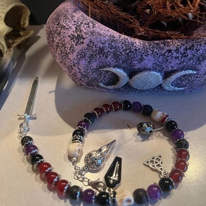 The Morrigan Prayer Beads