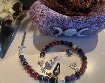 The Morrigan Prayer Beads