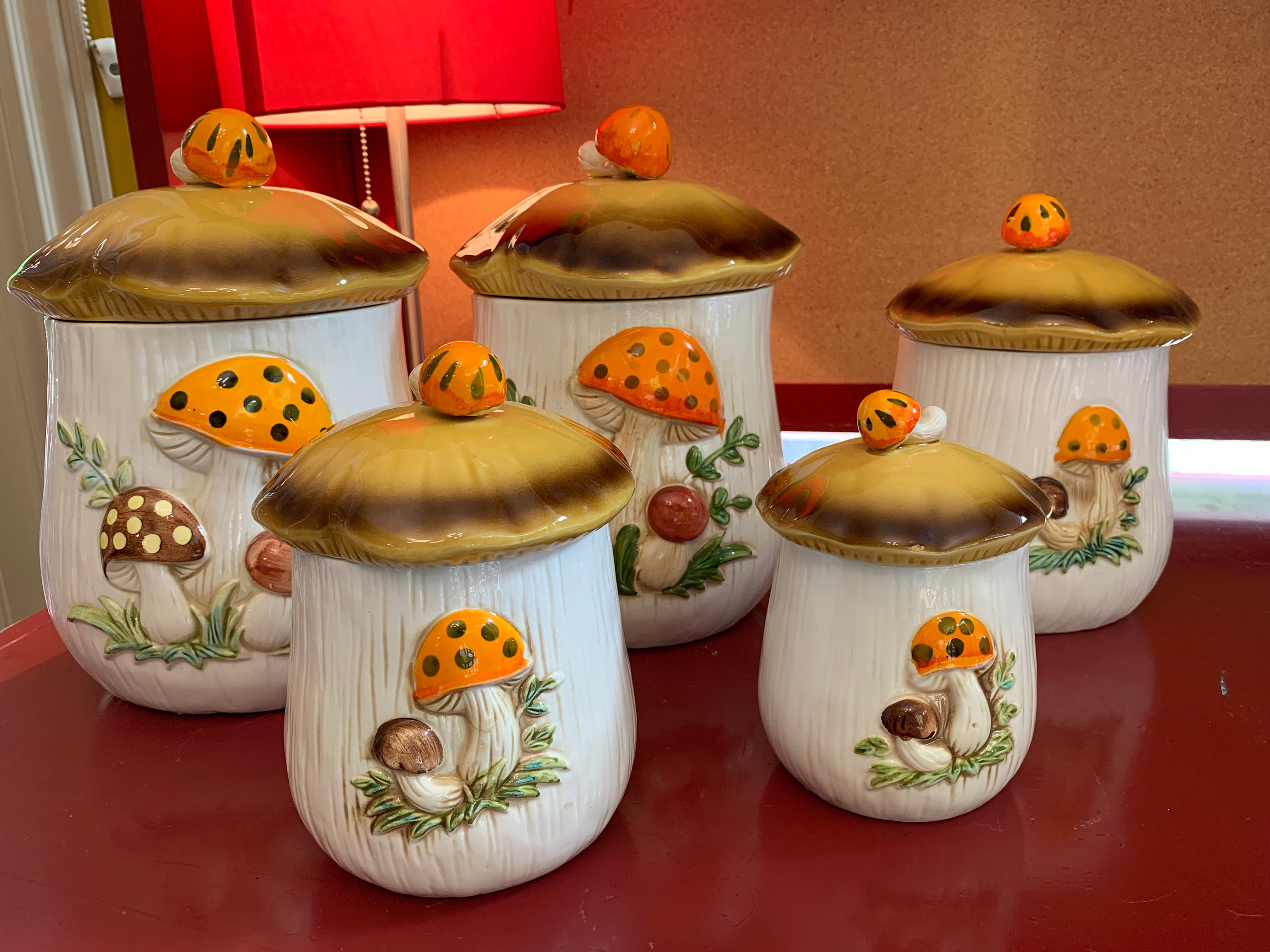 Vintage Rubbermaid Mushroom Canisters – Retro on 8th