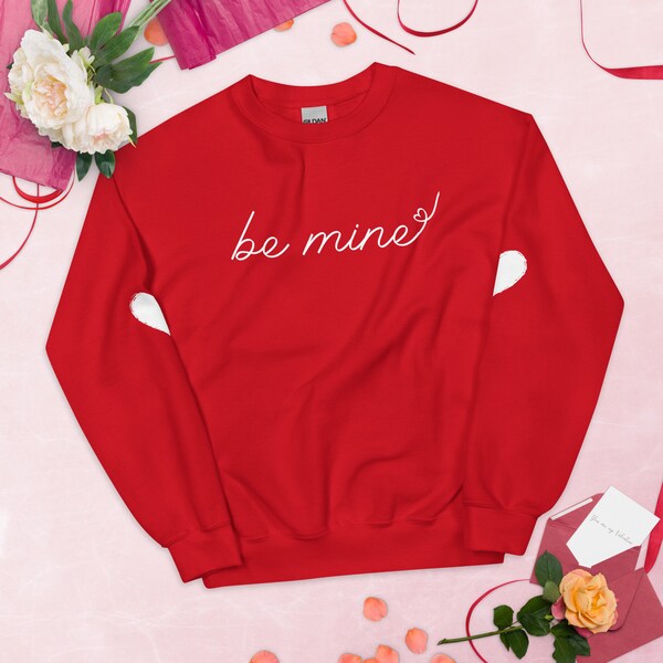 LOVE Heart Elbow Patch Sweatshirt Top