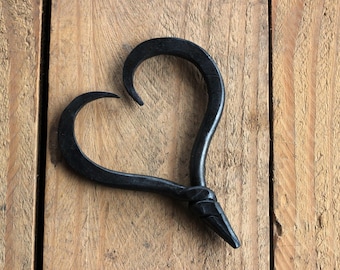 Steel Heart Emblem Hand Forged