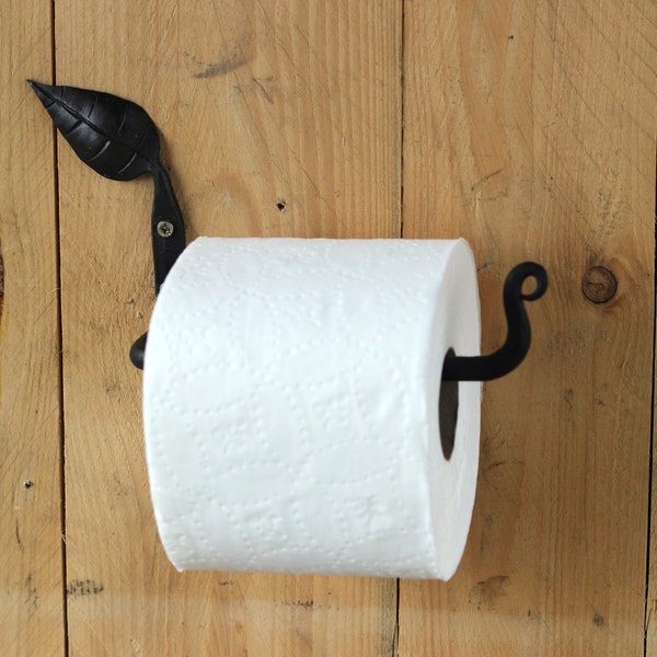 Toilet Paper Holder Hand Forged