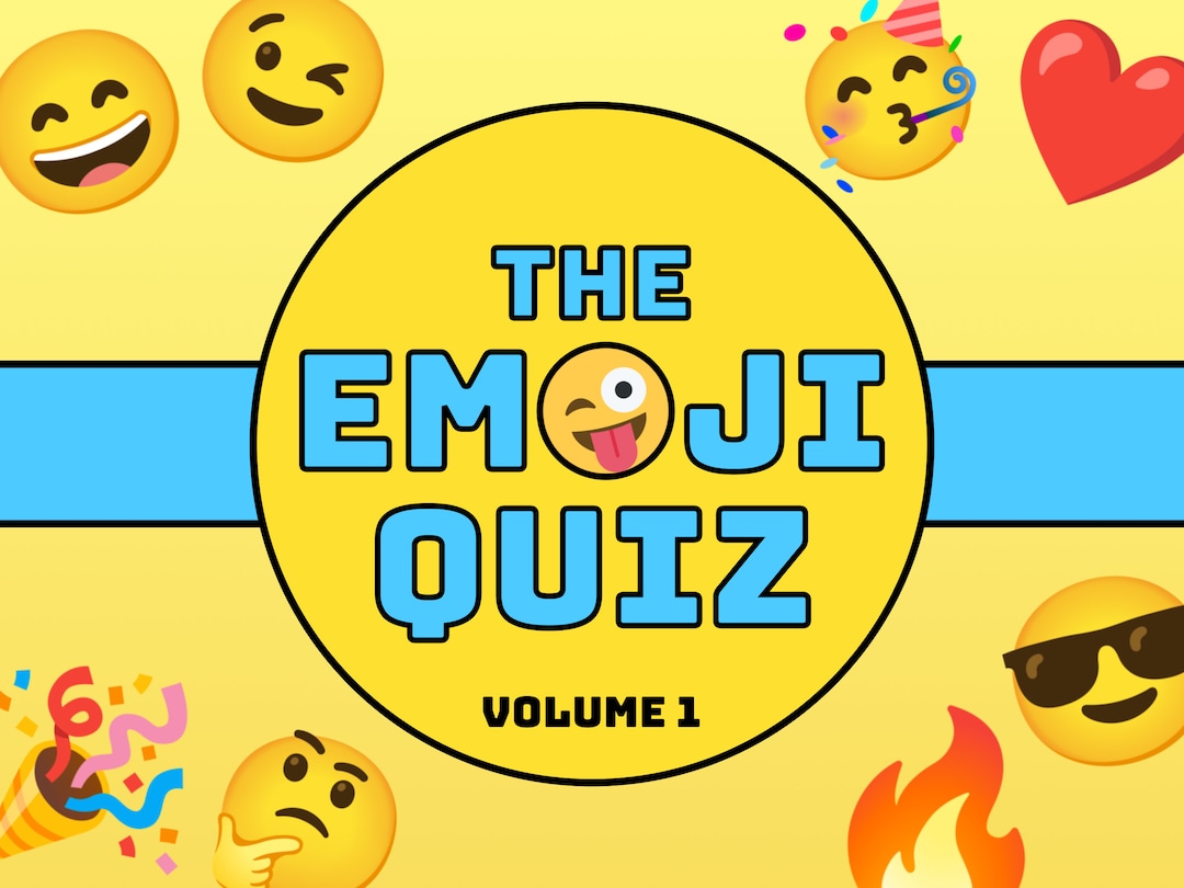 The Emoji Quiz Vol 1: Fun and Engaging Virtual Quiz Powerpoint - Etsy