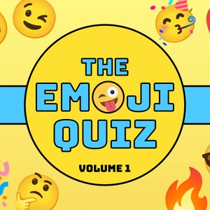 The Emoji Quiz Vol 1: Fun and Engaging Virtual Quiz Powerpoint