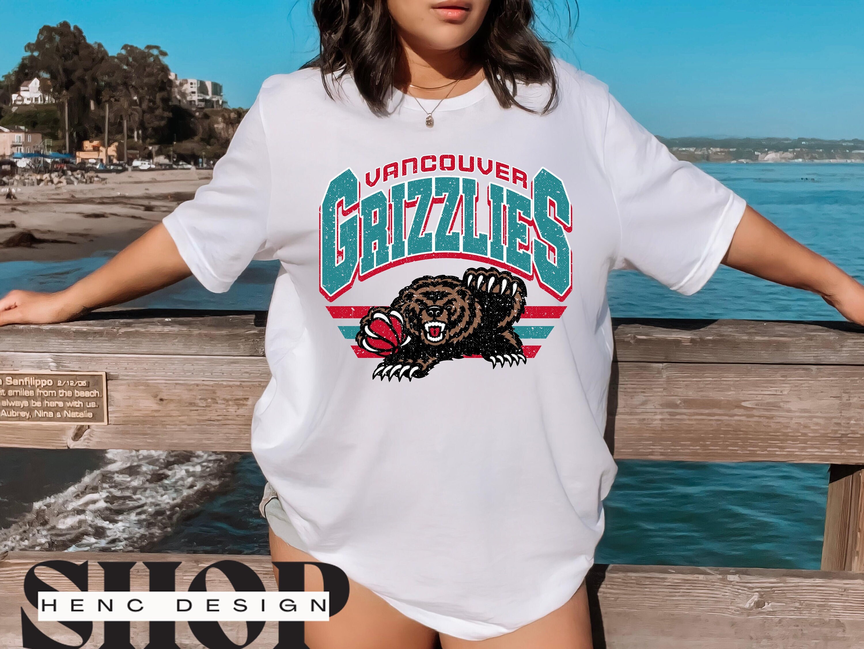 Vancouver Grizzlies T-shirt NBA Small New Old Stock Single 
