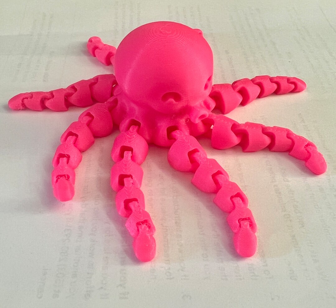 3D Printed Articulated Octopus Etsy