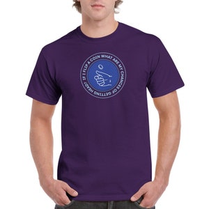 If I Flip A Coin What Are My Chances Of Getting Head Cotton T-Shirt